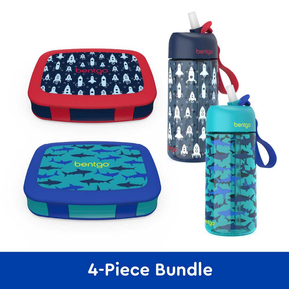 bentgo-kids-prints-lunch-boxes-and-water-bottles-j6 bentgo-lunch-box-bottle-bundle-rocket-shark-1.jpg